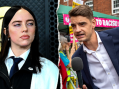 Repórter tenta confrontar Billie Eilish em mansão fechada em Los Angeles por causa de comentários de ‘terrenos roubados’: ‘Deixe-nos entrar!’