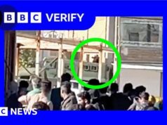 Oficial de segurança do Irã parece atirar em multidão no cemitério