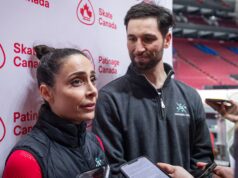 Chute à l’entraînement, a presença dos Jogos Olímpicos do casal Stelatto-Dudek et Deschamps é incerta