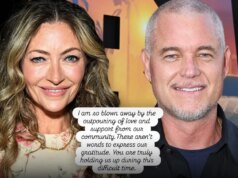 Rebecca Gayheart reage à manifestação de apoio após a morte de Eric Dane