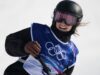 Amy Fraser, do Canadá, termina em quarto lugar no halfpipe feminino de freeski olímpico