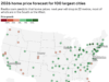 Os preços das casas poderão cair em 22 cidades dos EUA no próximo ano, diz o relatório. Veja onde.