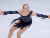 A patinadora artística americana Amber Glenn resolve problema de direitos autorais com artista musical canadense