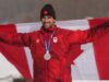 Eliot Grondin, do Canadá, conquista prata olímpica no snowboard cross