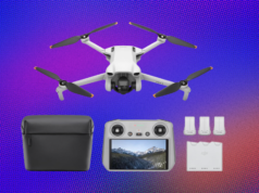 Este DJI Mini 3 Fly Extra Combo Drone filma em 4K e tem 20% de desconto neste fim de semana
