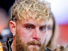 Jake Paul começa a chorar quando a noiva Jutta Leerdam quebra o recorde olímpico de patinação de velocidade