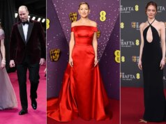 Kate Middleton deslumbra ao lado das estrelas de Hollywood Kate Hudson e Emma Stone nos BAFTAs de 2026