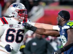 Will Campbell, do Patriots, evita perguntas após derrota no Tremendous Bowl LX