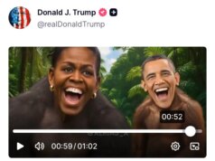 Trump exclui meme extremamente racista sobre Obama após reação dos republicanos