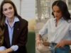 Tendência da camisa azul de Kate para Meghan: por que é o símbolo de standing mais quente da moda