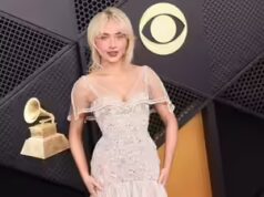 Grammy 2026: Sabrina Carpenter canaliza o antigo glamour de Hollywood