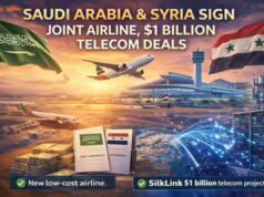 Mil milhões de dólares para a Web da Síria? Acordo histórico de telecomunicações da Arábia Saudita SilkLink, novo impulso conjunto de companhias aéreas explicou