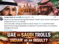 ‘Indiano não é um insulto’: resposta viral de analista dos Emirados Árabes Unidos ensina trolls sauditas sobre racismo