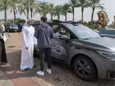 Emirados Árabes Unidos: Xeque Hamdan inaugura operações de táxi RT6 sem motorista em Dubai