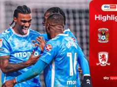 Hat-trick de Wright FODE Coventry de volta ao topo do campeonato!