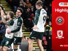 Middlesbrough venceu o Sheff Utd de 10 jogadores e tirou Coventry do primeiro lugar