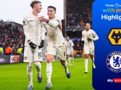 Hat-trick de Palmer no primeiro tempo sela vitória do Chelsea sobre o Wolves