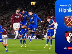 Hammers empatou sem gols com o Cherries