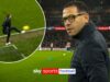Que noite para o chefe do Chelsea! Momentos VIRAL de Rosenior no Arsenal