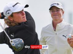 O talento inglês Rhodes compartilha a liderança inicial no PIF Saudi Women Worldwide