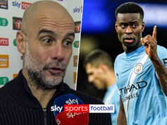 ‘Eu não entendo!’ | Pep perplexo com a inelegibilidade de Guehi empatada na Carabao Cup