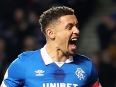 Rangers cinco estrelas derrotam Kilmarnock e reduzem a vantagem do Hearts para três pontos
