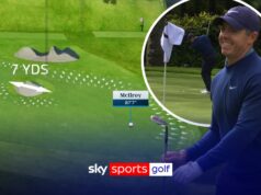McIlroy acerta uma tacada OUTRAGEOUS no inexperienced para evitar o bunker!