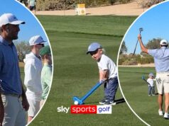 Tal pai tal filho! | O menino de Scheffler impressiona no percurso!