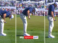 ‘Uma reação interessante…’ | Scheffler fumega depois que o chip rola para trás!