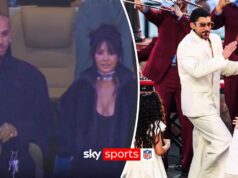 Lewis Hamilton foi flagrado com Kim Kardashian no Tremendous Bowl 60!