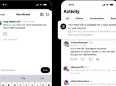 Threads lança recurso ‘Expensive Algo’ que permite aos usuários moldar e controlar seu feed