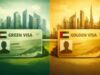 Visto Verde dos Emirados Árabes Unidos vs Visto Golden: Qual opção de residência de longo prazo é mais adequada para você?