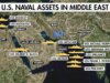Construído durante semanas de guerra: Dentro do poder de fogo que os EUA posicionaram no Médio Oriente