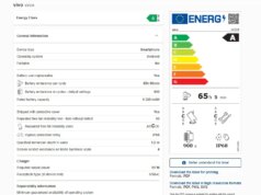 Bateria Vivo V70, detalhes de durabilidade revelados por meio da etiqueta energética da UE: recursos e especificações esperados