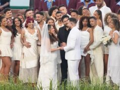 Sim, houve um casamento de verdade durante o present do intervalo do Tremendous Bowl de Dangerous Bunny